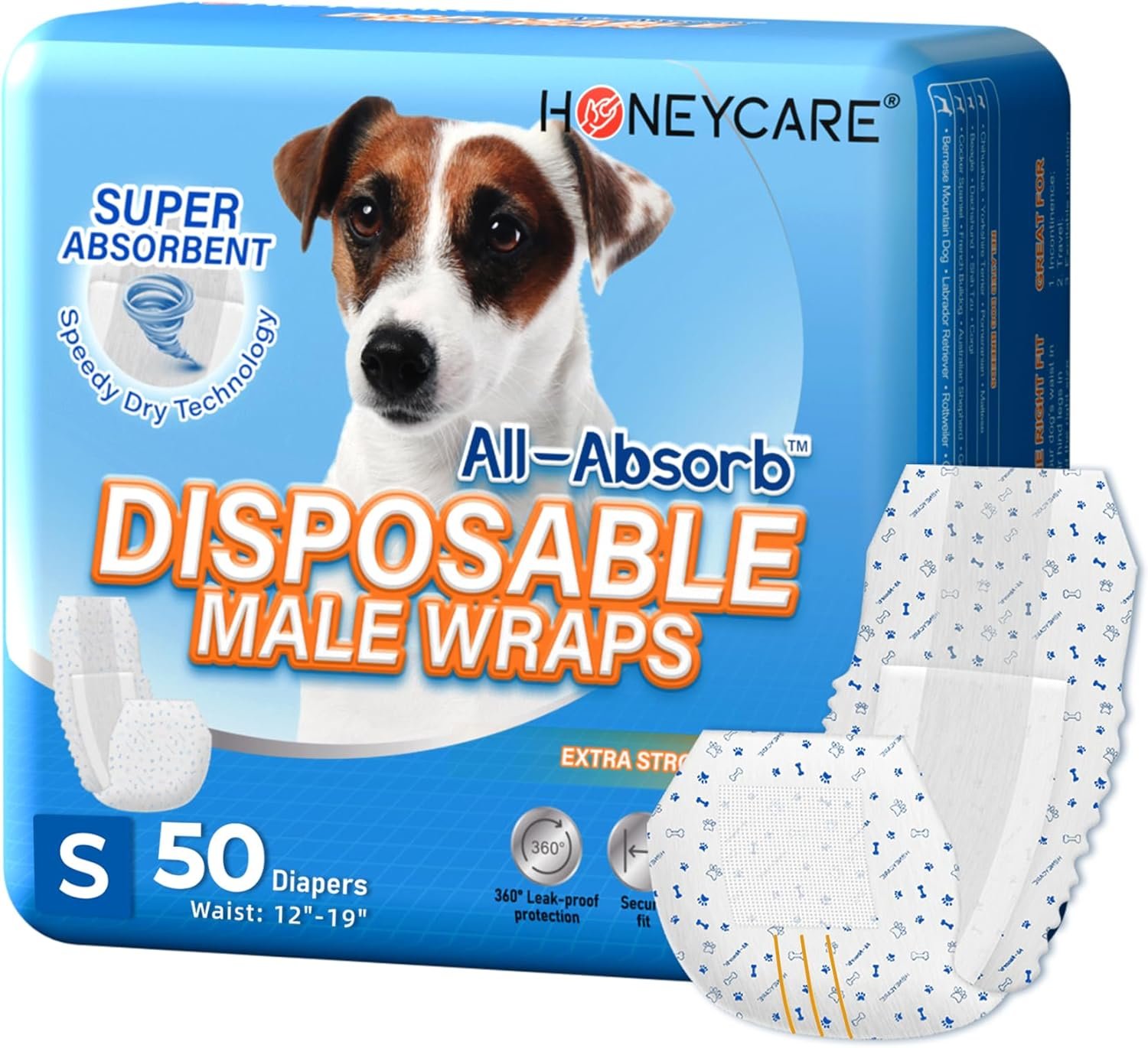Amazon Top Seller-All-Absorb Male Dog Wrap Review: Professional-Grade Solution for Incontinence and Marking